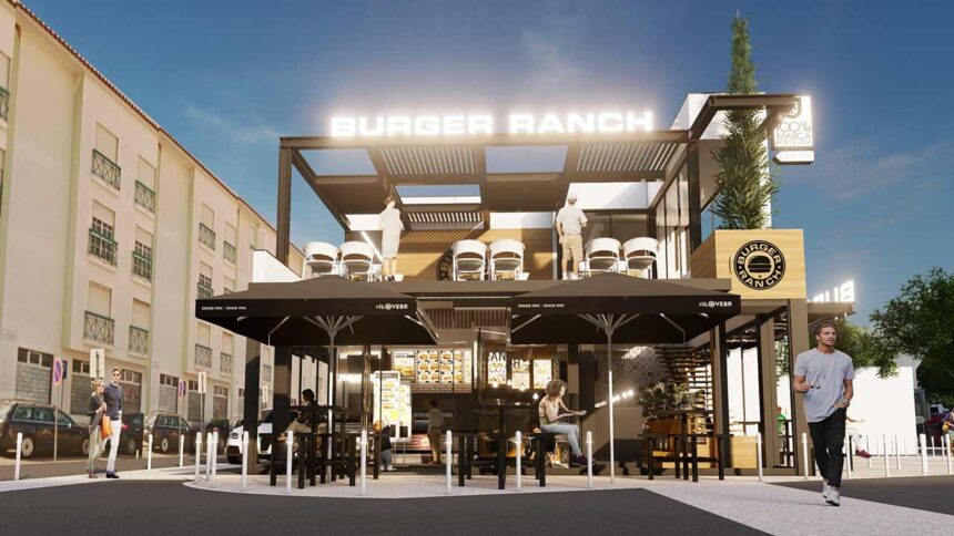 Nova loja do Burger Ranch, imagem meramente ilustrativa
