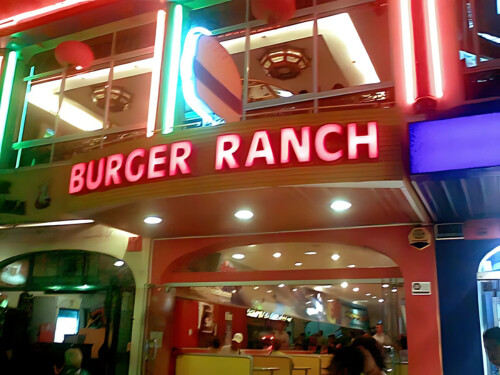 Loja antiga do Burger Ranch na Praia da Rocha, Portimão