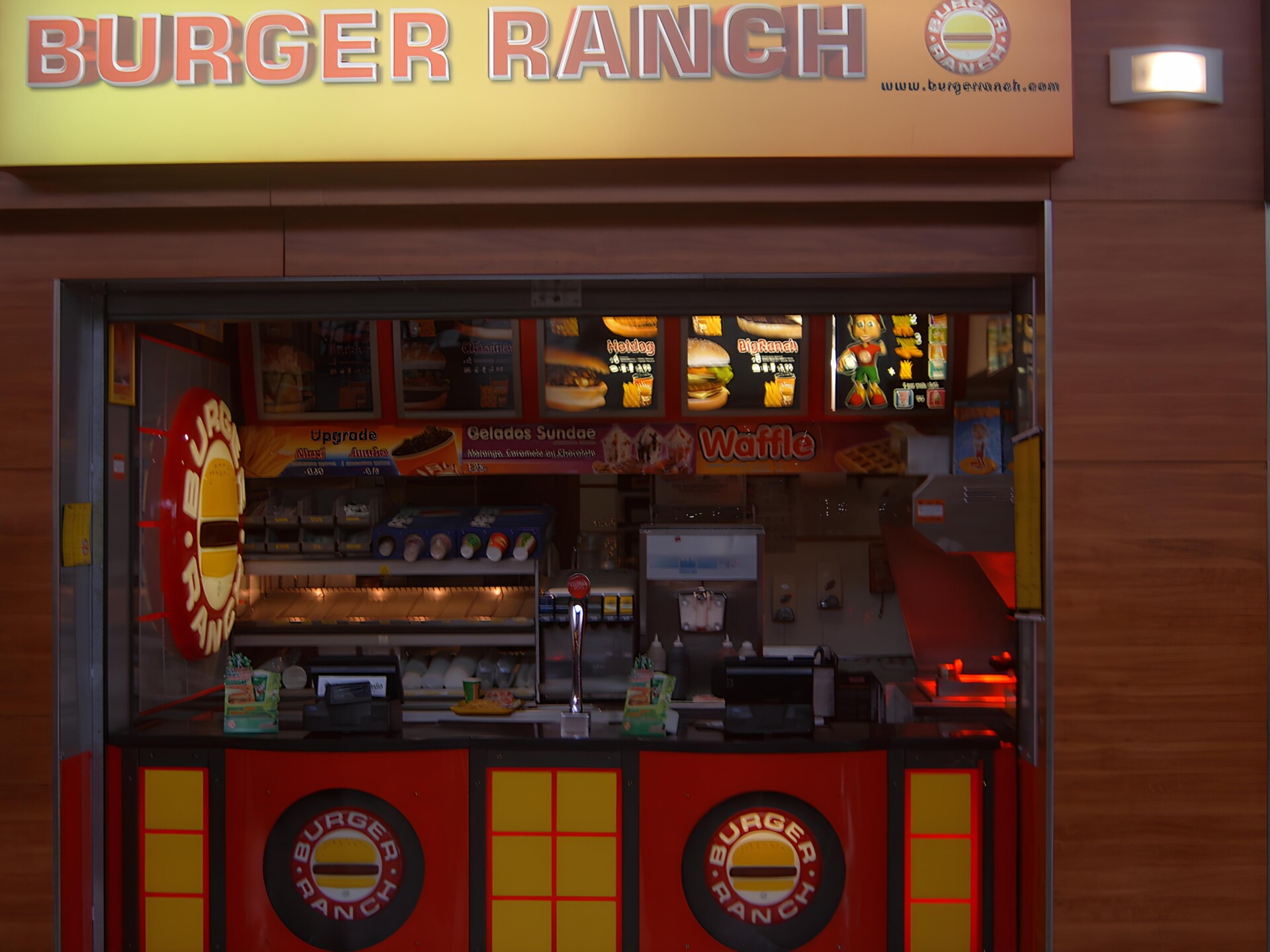 Loja antiga do Burger Ranch